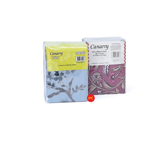 Canarry Pillow Case Set, 6 pcs, 48 x 73 cm, Assorted