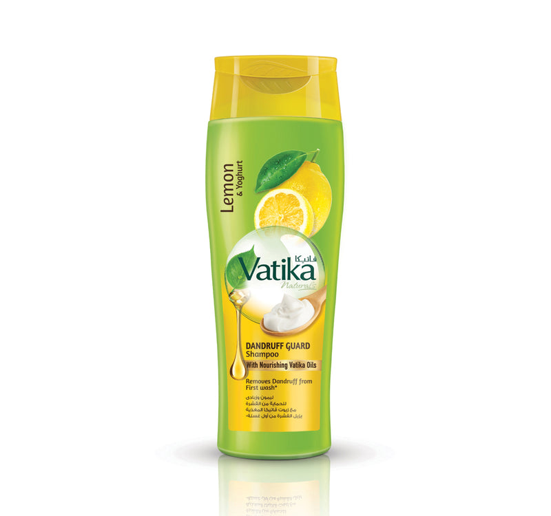 Vatika Naturals Dandruff Guard Shampoo Lemon & Yoghurt Removes Dandruff From First Wash 200 ml