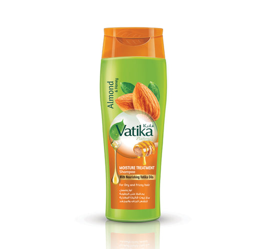 Vatika Naturals Moisture Treatment Shampoo with Almond and Honey For Dry and Frizzy Hair 200 ml