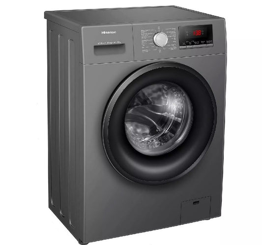 Hisense Front Load Washing Machine, 1200 RPM, 8 kg, Titanium Grey, WFQP8012TS