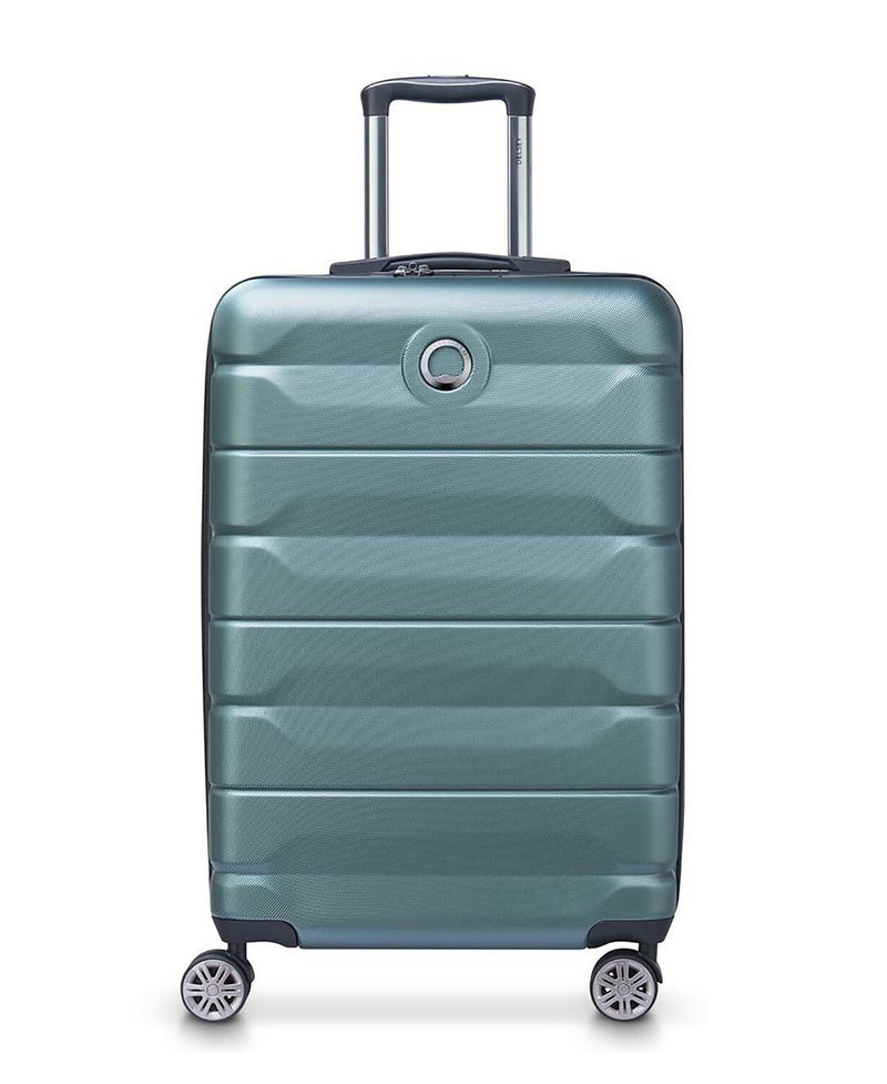 Delsey Air Armour 4 Wheels Hard Trolley, 68 cm, Green
