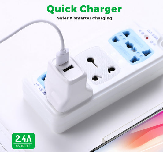 Iends Dual Usb Travel Charger /2in1 Cable