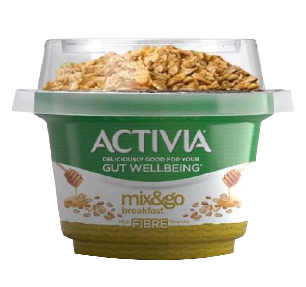 Activia Mix & Go Yogurt Oat Honey Granola Value Pack 3 x 150 g Sultan Center