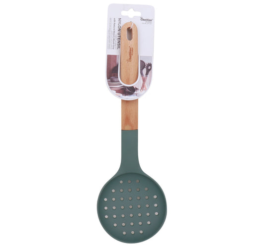 Chefline Nylon Skimmer with Wooden Handle, ANZ9621KT
