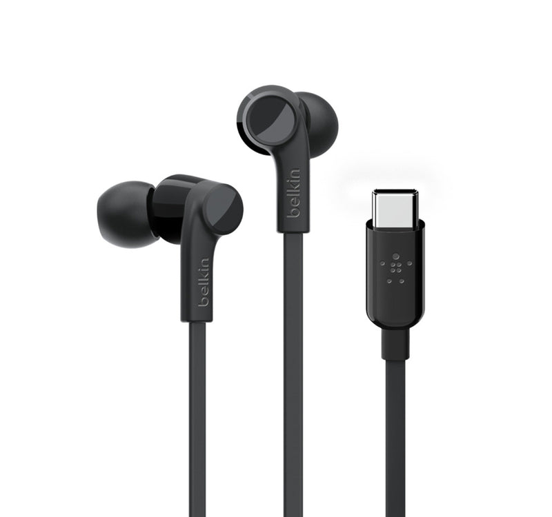 Belkin SOUNDFORM Headphones with USB-C Connector (USB-C Headphones-G3H0002BTBLK)-Black Lulu Hypermarket