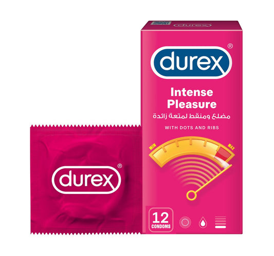 Durex Intense Pleasure Condom 12 pcs