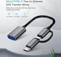 Trands 2 in 1 USB 3.0 Adapter OTG Cable CA344