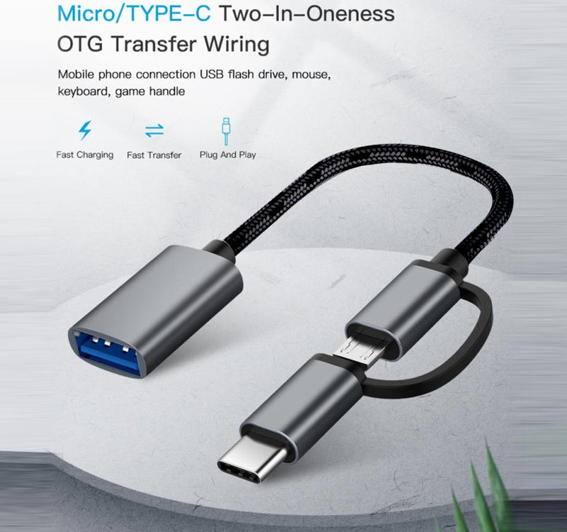 Trands 2 in 1 USB 3.0 Adapter OTG Cable CA344