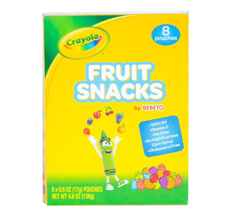 Crayola Bebeto Fruit Snacks 8 pcs 136 g Lulu Hypermarket
