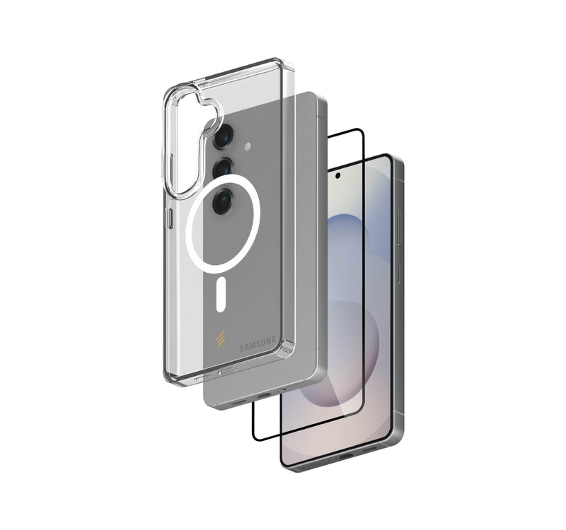 Smartix Samsung Galaxy S25 Plus Magnetic Clear Case + Screen Protector IGS25PM GBN Lulu Hypermarket