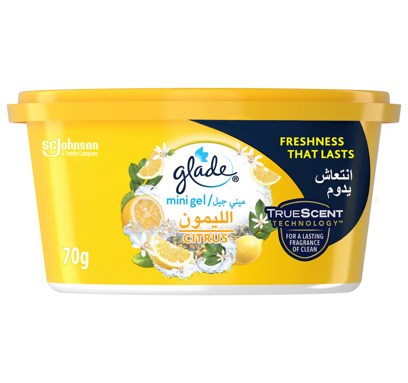 Glade Gel Car Freshener Citrus 70 g