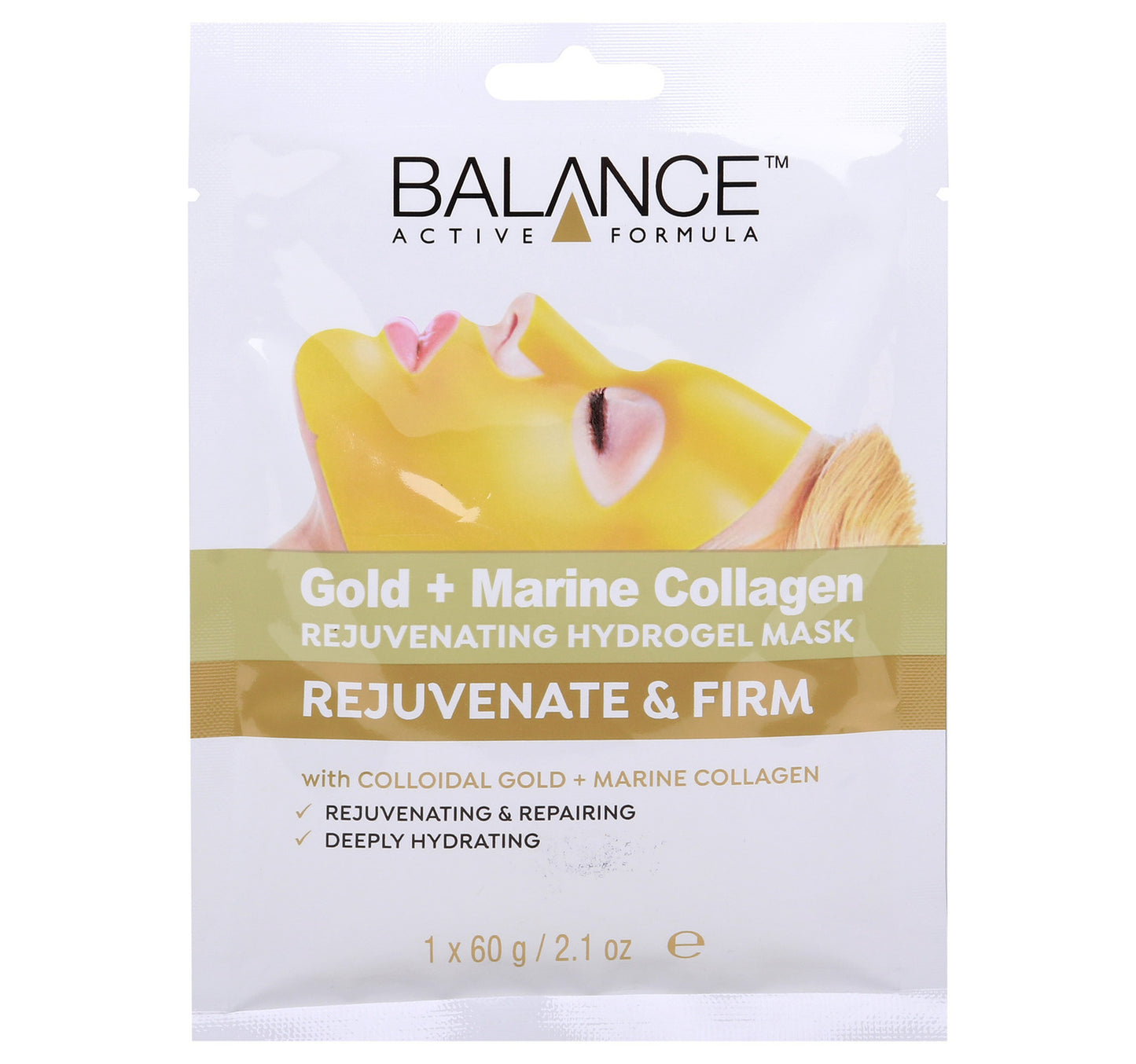 Balance Active Formula Gold + Marine Collagen Rejuvenating Hydrogel Mask 60 g