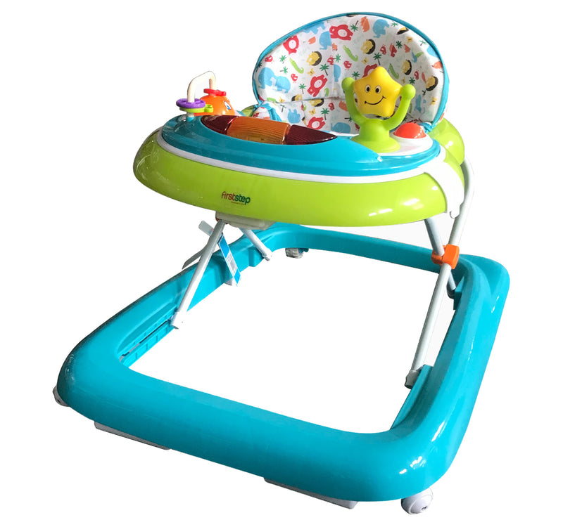 First Step Baby Walker, Blue+ Green, 861-E