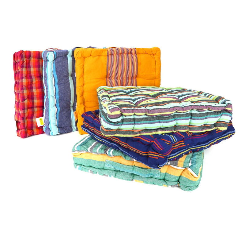 Homewell Box Cushion 45x45cm 1pc Assorted Colors & Designs
