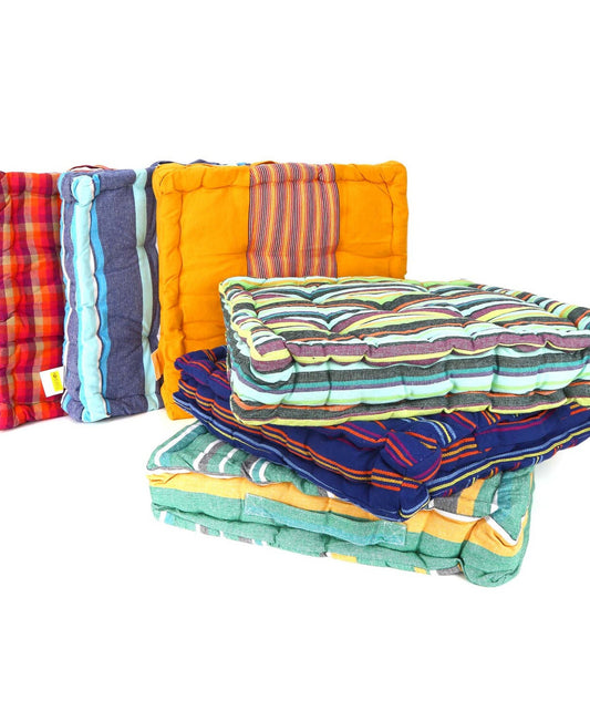 Homewell Box Cushion 45x45cm 1pc Assorted Colors & Designs