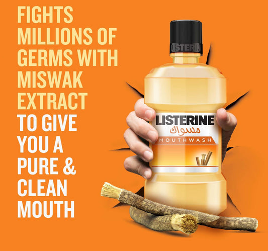 Listerine Miswak Mouthwash 250 ml