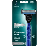 Gillette Mach3+ Men's Razor 1 Handle + 2 Blades