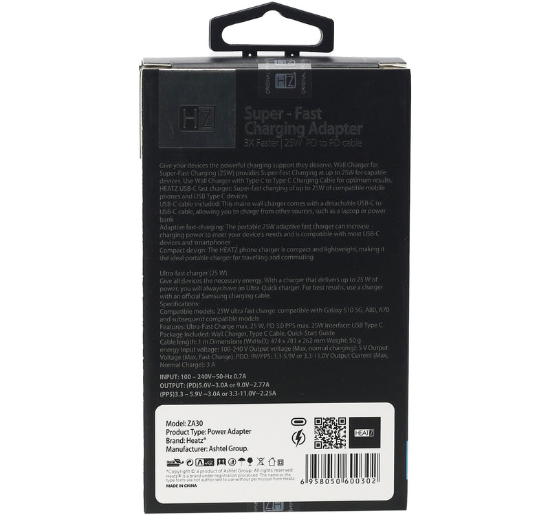 Heatz Fast Charging Adapter ZA30