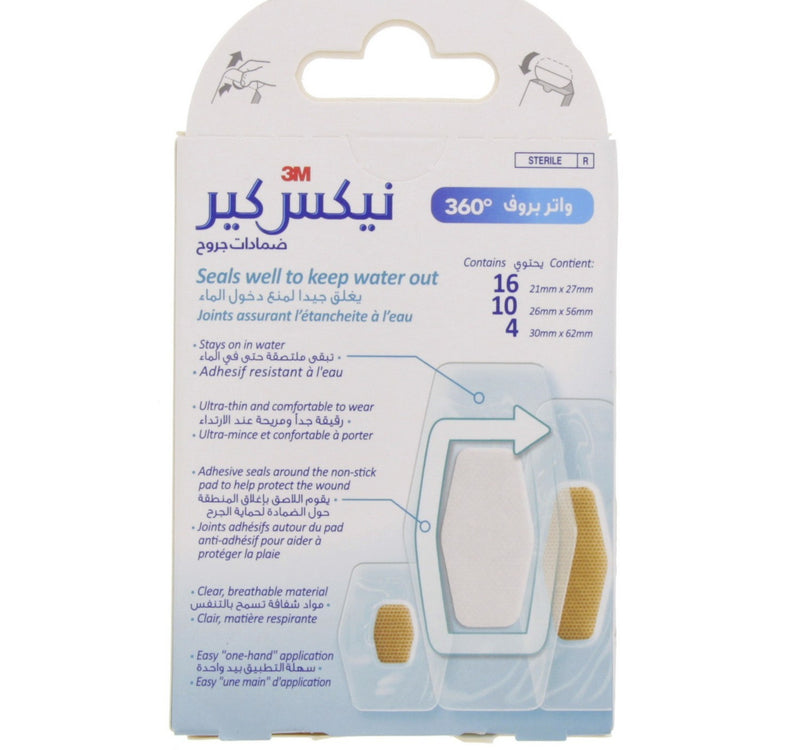 Nexcare Bandages Waterproof 30pcs