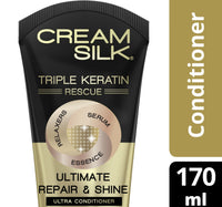 Cream Silk Triple Keratin Rescue Ultimate Repair & Shine Conditioner 170 ml