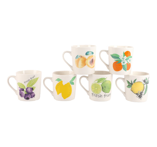 Mountain NBC Flow Ceramic Mug, 260 ml, 1 pc, Assorted, HS34044