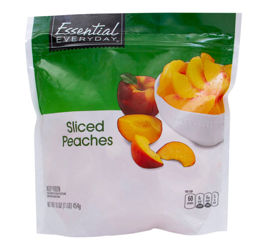 Essential Everyday Sliced Peaches 454 g Lulu Hypermarket