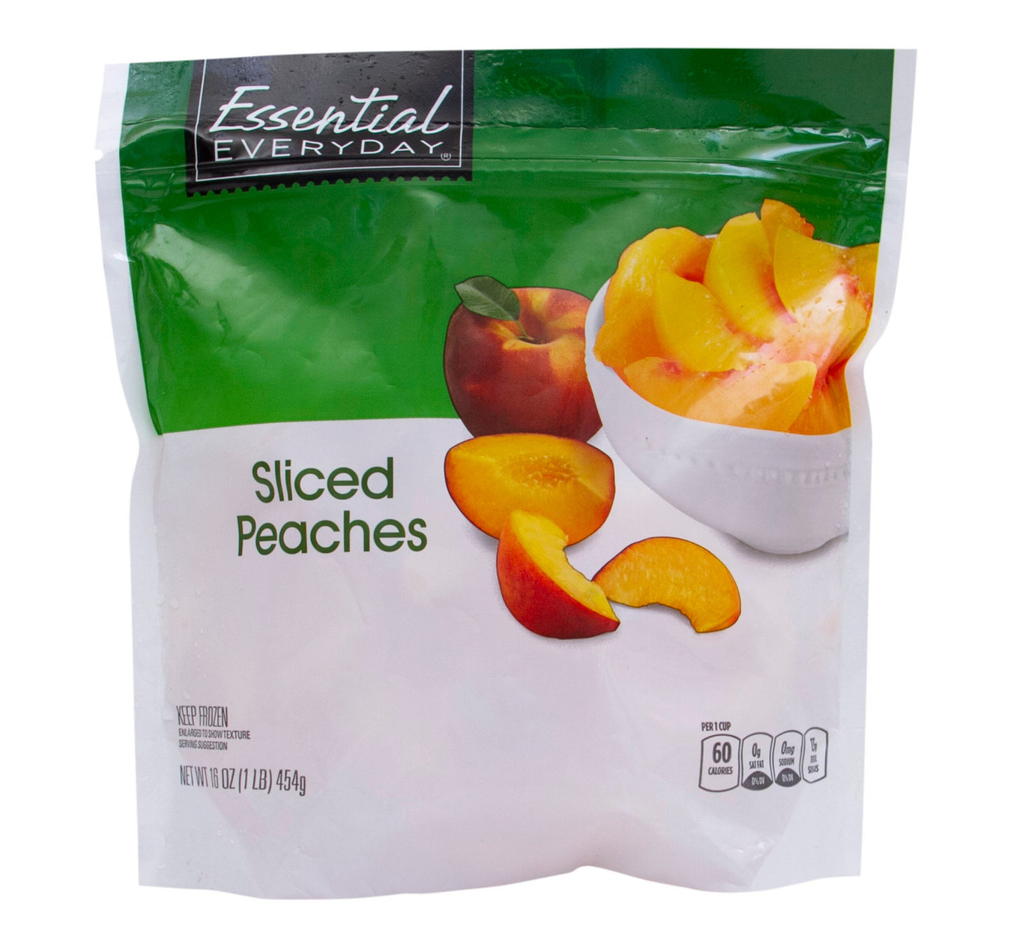 Essential Everyday Sliced Peaches 454 g Lulu Hypermarket