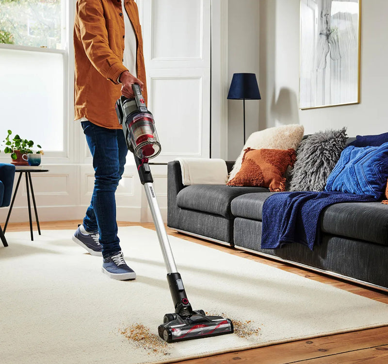 Hoover ONEPWR Emerge Cordless Stick Vacuum Cleaner, Red/Grey, CLSV-VPME