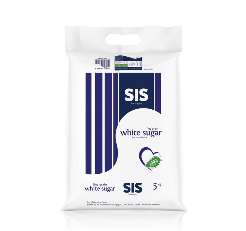 SIS Fine Grain White Sugar 5 kg Lulu Hypermarket