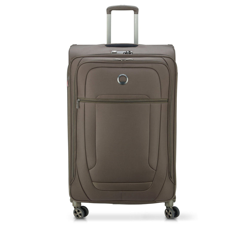 Delsey Helium Deluxe 4 Wheel Soft Trolley, 55 cm, Brown
