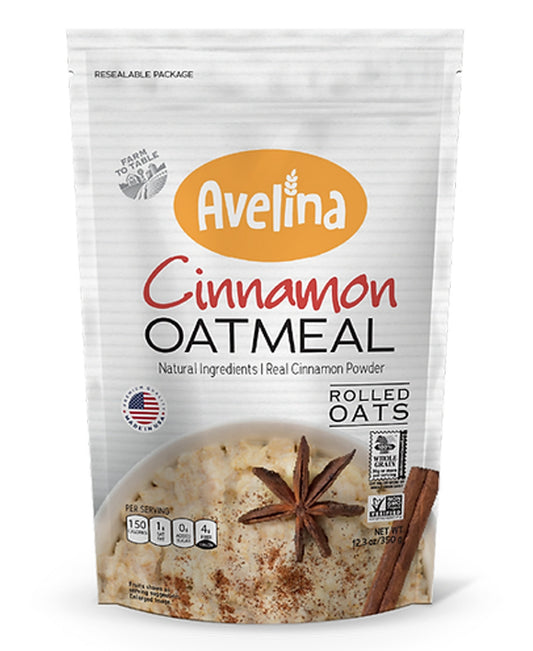Avelina Cinnamon Rolled Oats 350 g Lulu Hypermarket