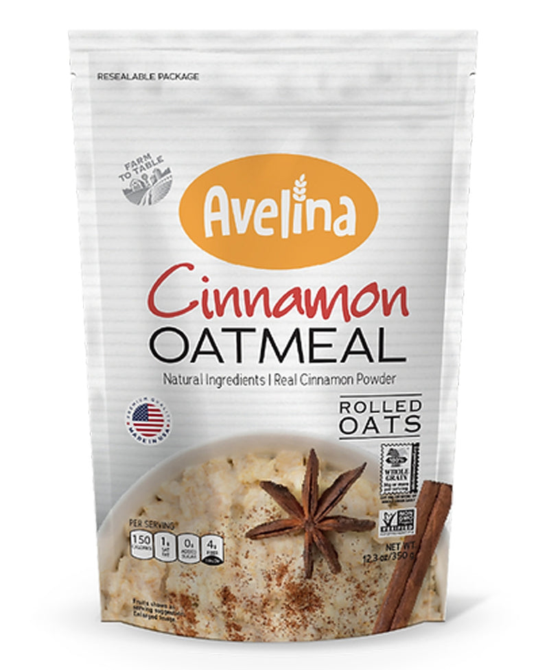 Avelina Cinnamon Rolled Oats 350 g Lulu Hypermarket