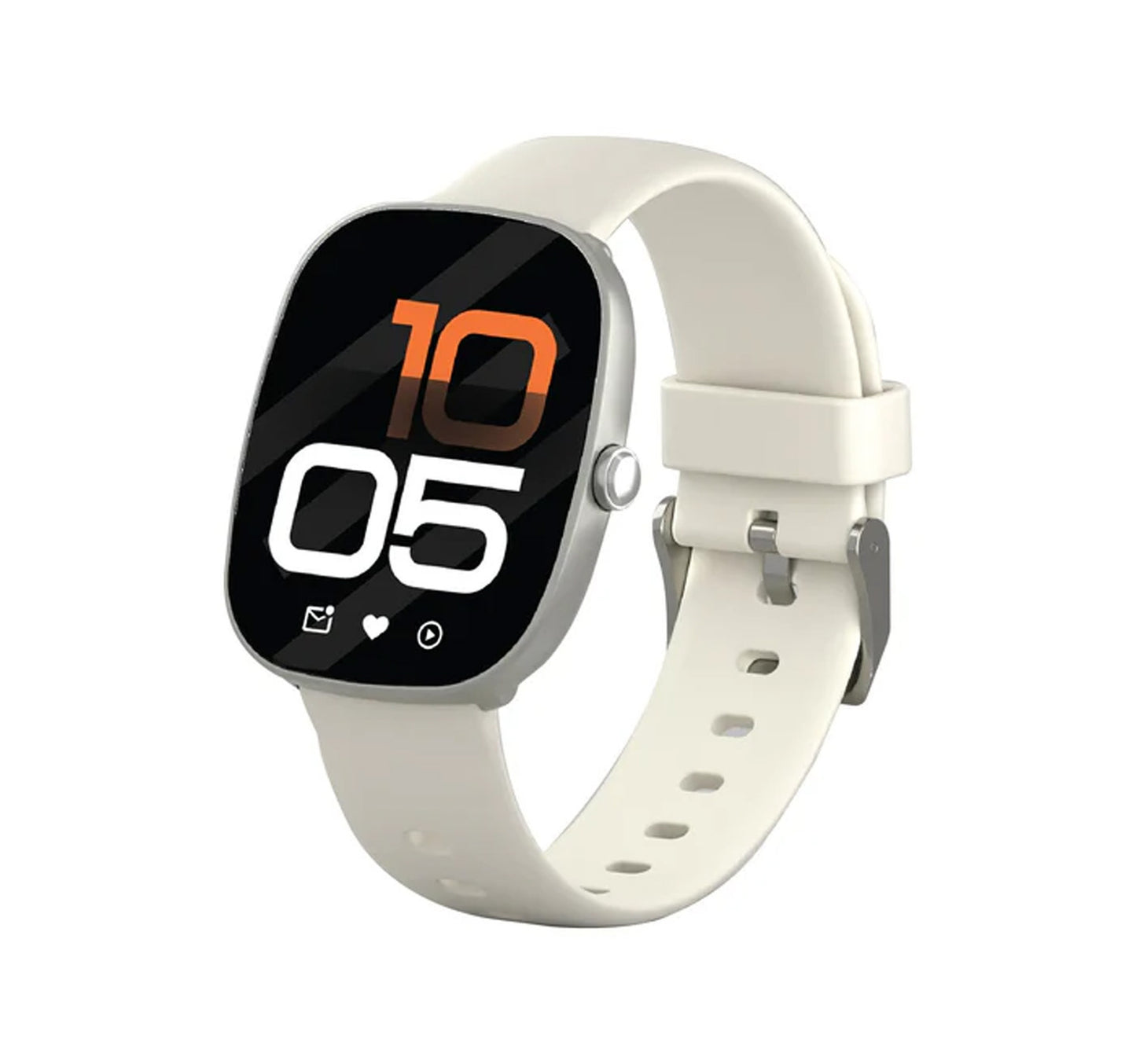 Smartix Go Premium Smartwatch, 1.83 inches TFT Display, Silver, SW01G