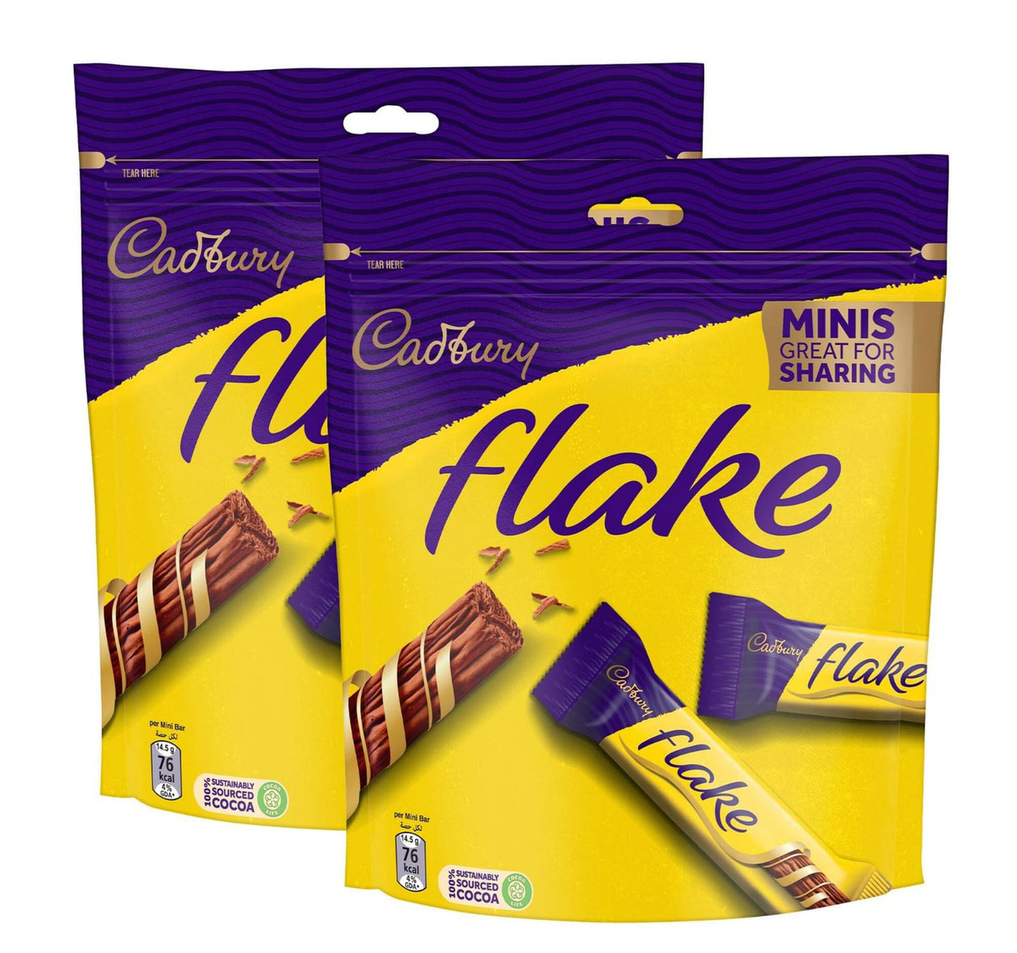 Cadbury Flake Minis Chocolate Bag Value Pack 2 x 159.5 g