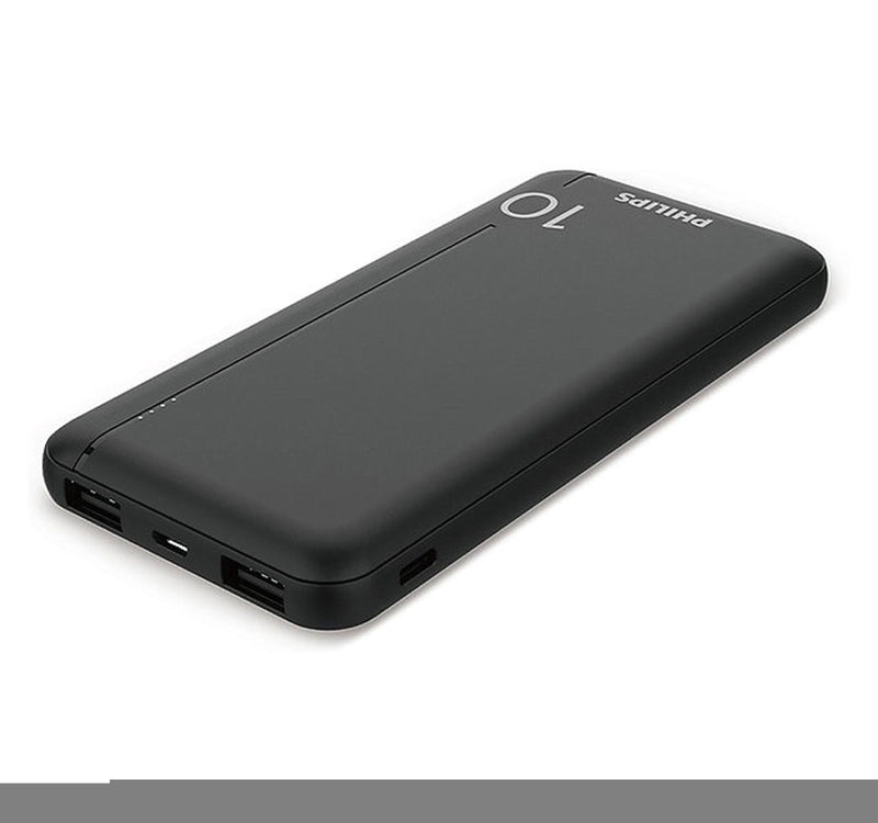 Philips Powerbank, 10000 mAh, Black, DLP1812PB/10 Lulu Hypermarket