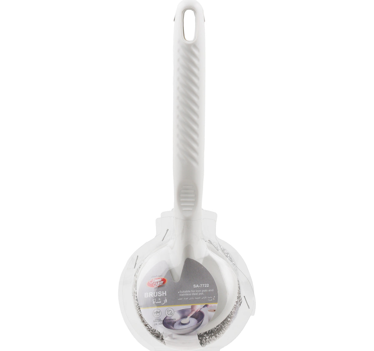 Home Mate Scourer With Handle SA-7722 1 pc