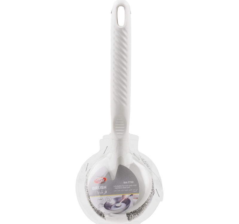 Home Mate Scourer With Handle SA-7722 1 pc