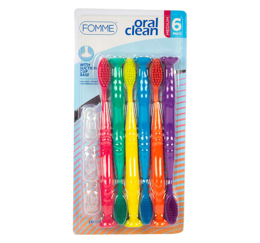 Fomme Oral Clean Medium Toothbrush 6 pcs