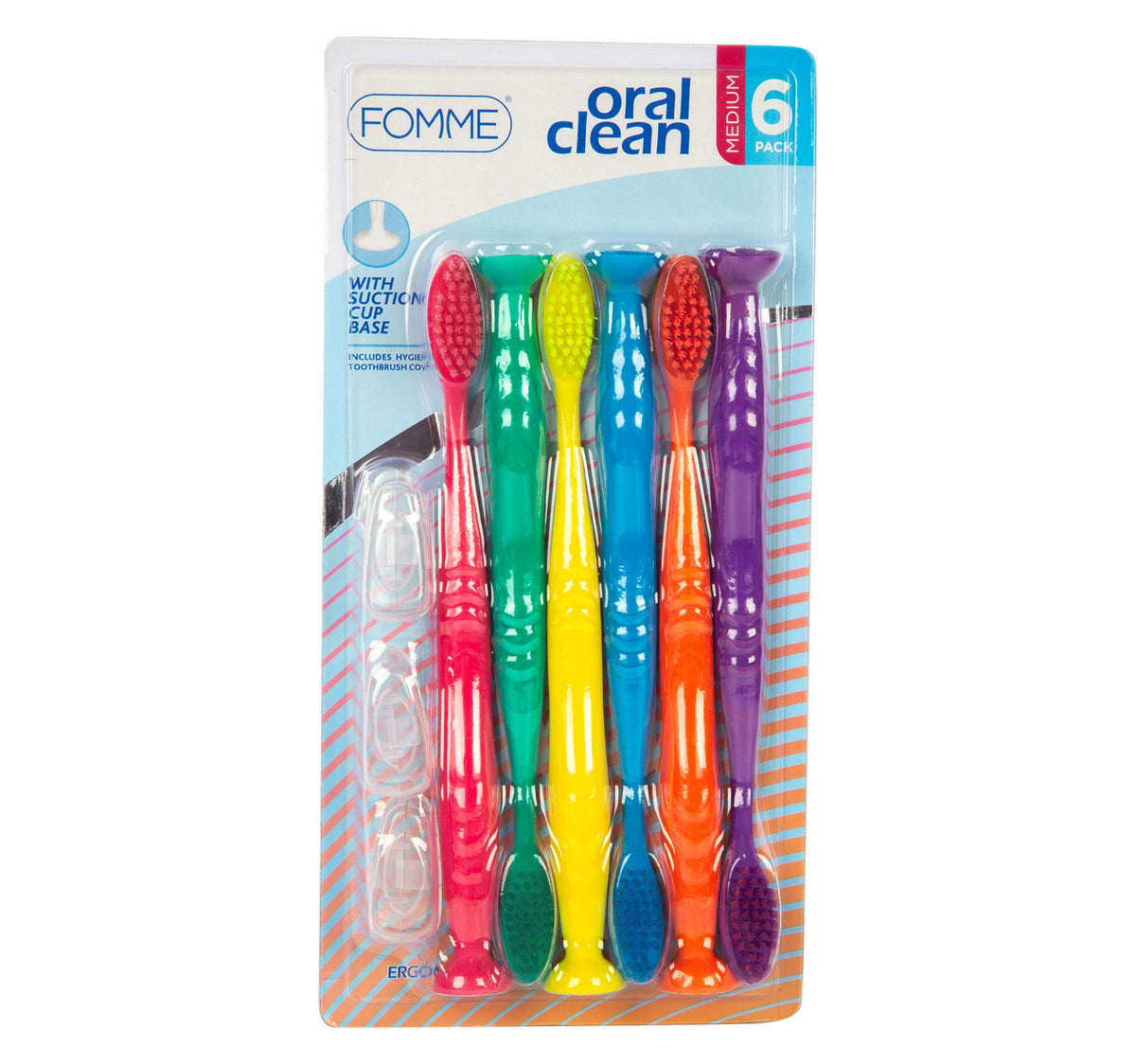 Fomme Oral Clean Medium Toothbrush 6 pcs
