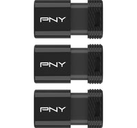 PNY Elite-X Fit Type-C USB 3.2 Flash Drive, 64 GB, 3 pcs, P-FDI64GX3EXFITC-GE