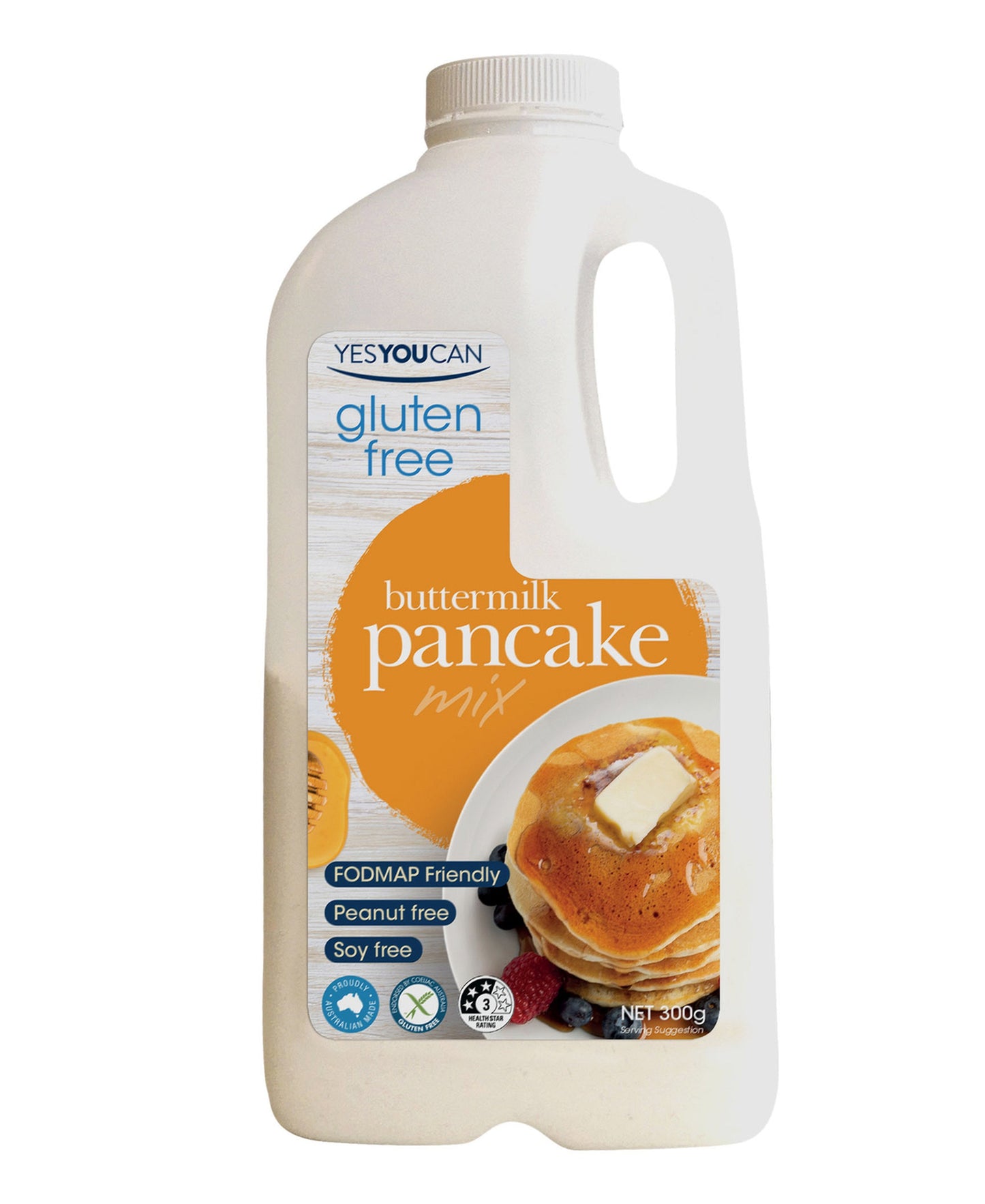 Yes You Can Gluten Free Buttermilk Pancake Mix 300 g Lulu Hypermarket