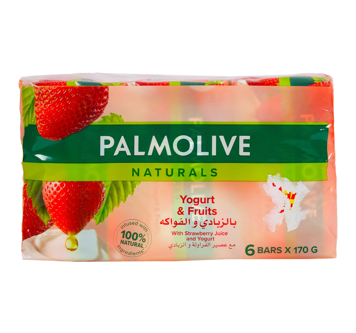 Palmolive Naturals Yogurt & Fruits Soap Value Pack 6 x 170 g