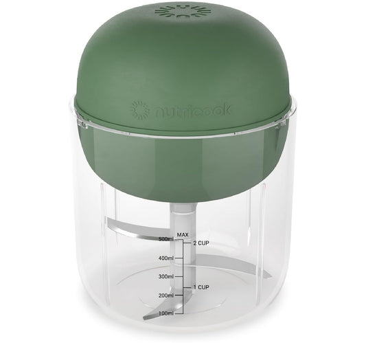 Nutricook Rechargeable Chopper, Green, NC-CH600G