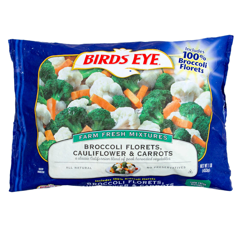 Birds Eye Broccoli Florets Cauliflower & Carrots 453 g