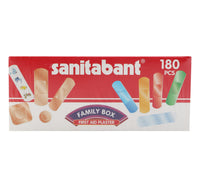 Sanitabant First Aid Plaster Family Box 180 pcs