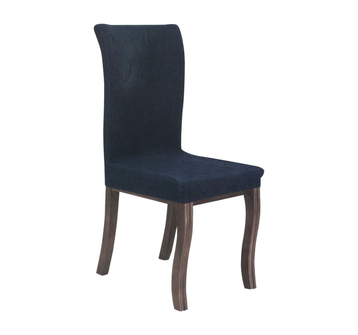 Maple Leaf Chair Cover 6pcs Set Navy Blue