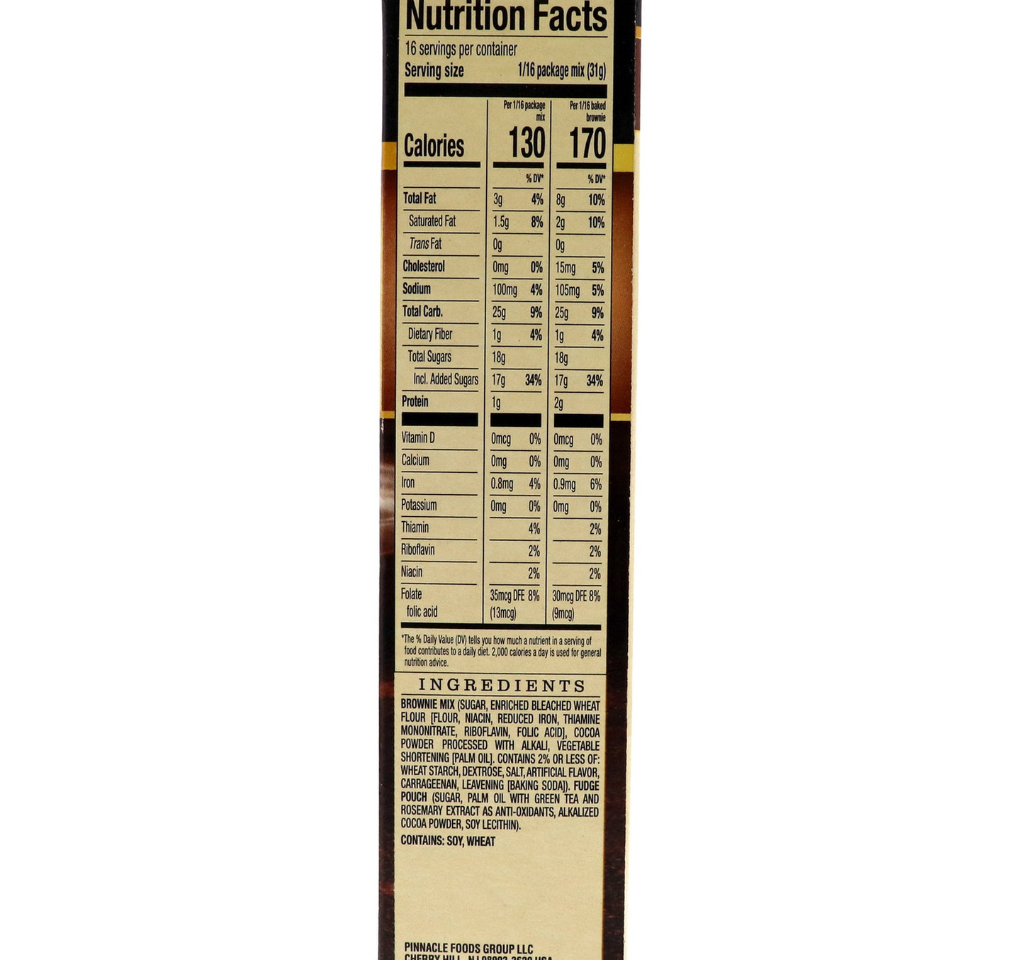 Duncan Hines Decadent Double Fudge Brownie Mix 498 g Lulu Hypermarket