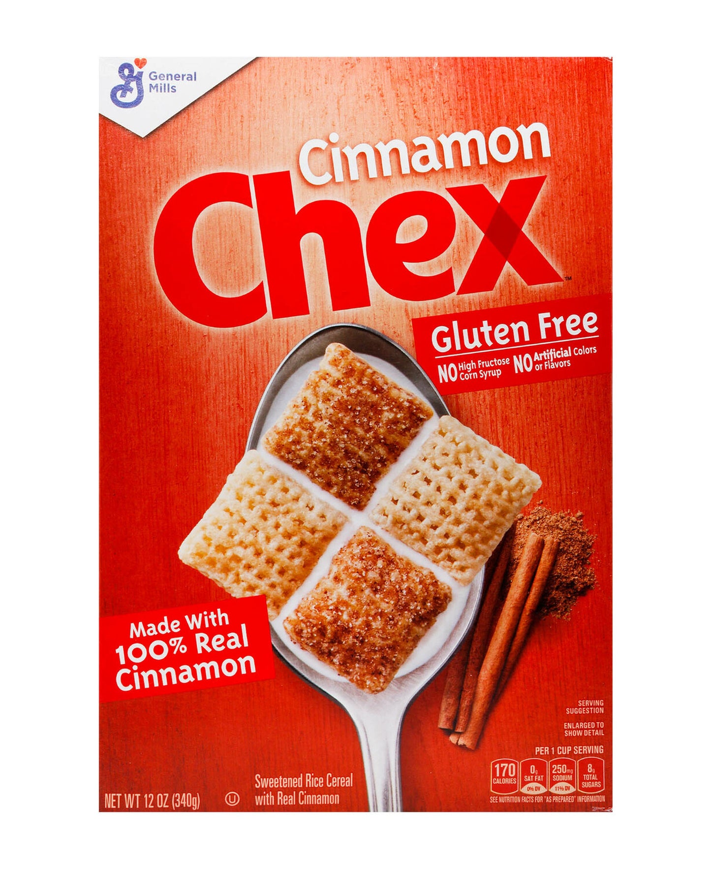 General Mills Rice Cereal Chex Sweetened With Real Cinnamon 340 g Lulu Hypermarket