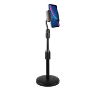Trands 3 in 1 Desktop Stand Microphone Mobile Phone Tablet holder TH789, Black Lulu Hypermarket