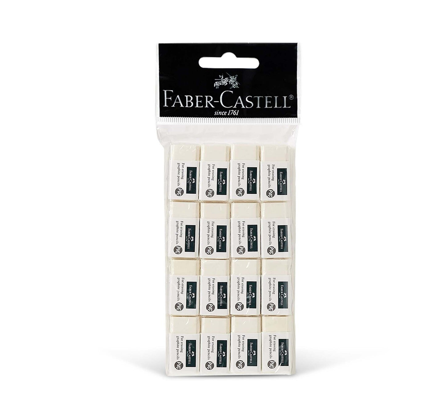 Faber-Castell Eraser Small 16pcs FCM70864816
